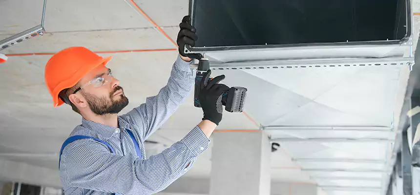 Roof Cap & Exterior Hood Lint Buildup Removal – Moore